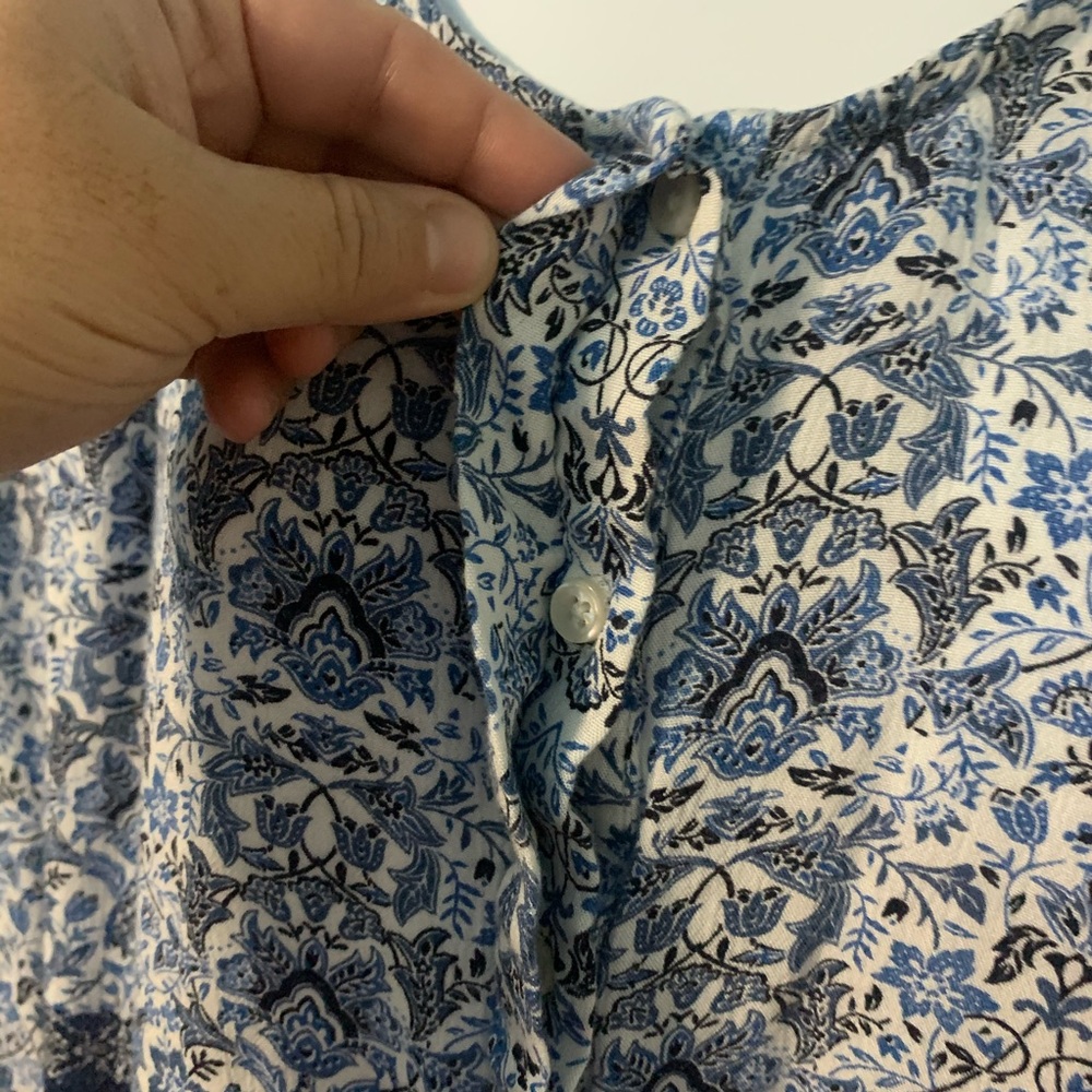 Nine West Blue Blouse - Picture 5 of 10